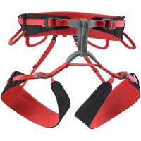捷克 Rock Empire 4B Slight 雙邊調整 運動攀岩安全吊帶 紅黑色 VUS015